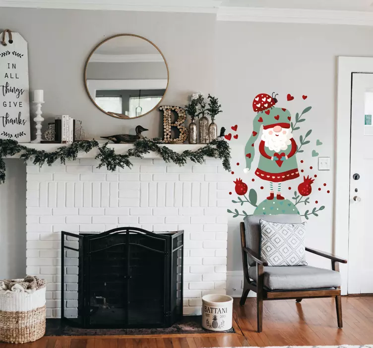 Adesivo di Natale Gnomi di Natale - TenStickers