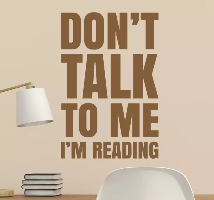 Adesivo di testo I'm Reading - TenStickers