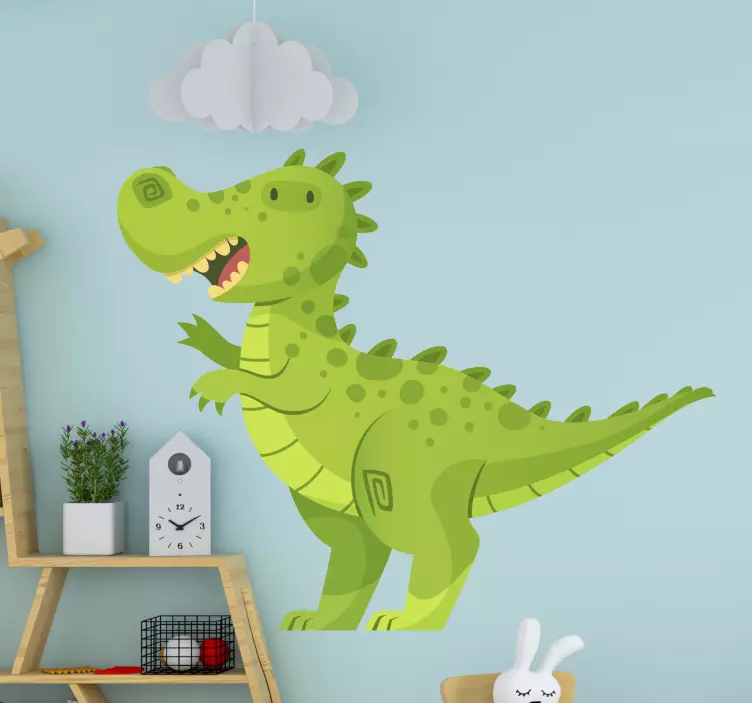 Adesivo figura di dinosauro cartone - TenStickers
