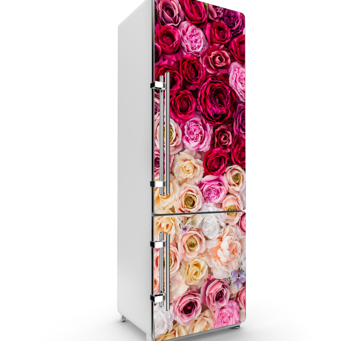 Adesivo fiore motivo floreale rose - TenStickers