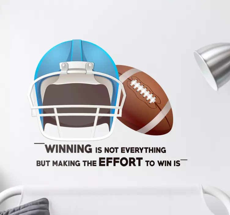 Adesivo football americano Lombardi - TenStickers