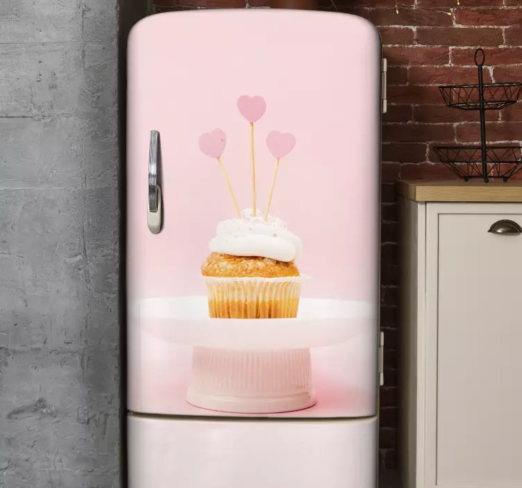 Adesivo per frigo delizia di cupcake - TenStickers