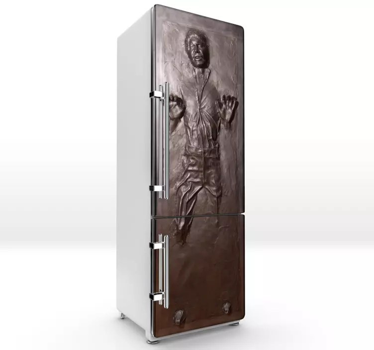 Adesivo frigo Han Solo carbonite - TenStickers