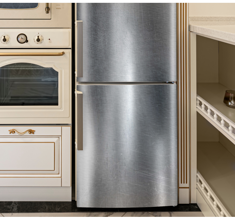 Adesivo frigo effetto metallico - TenStickers
