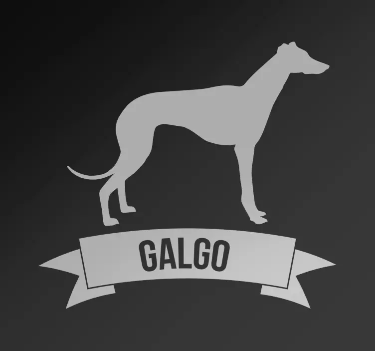 Adesivo galgo spagnolo - TenStickers
