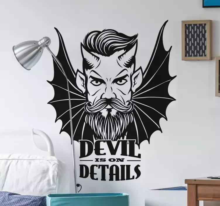 Adesivo giovanile demonio - TenStickers