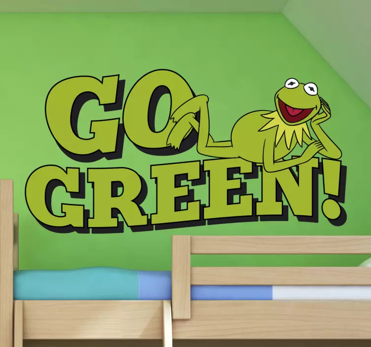 Adesivo go green Sesamo apriti - TenStickers