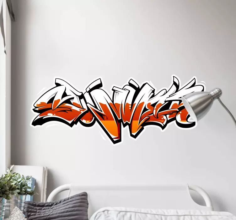 Adesivo graffiti stile selvaggio urbano - TenStickers