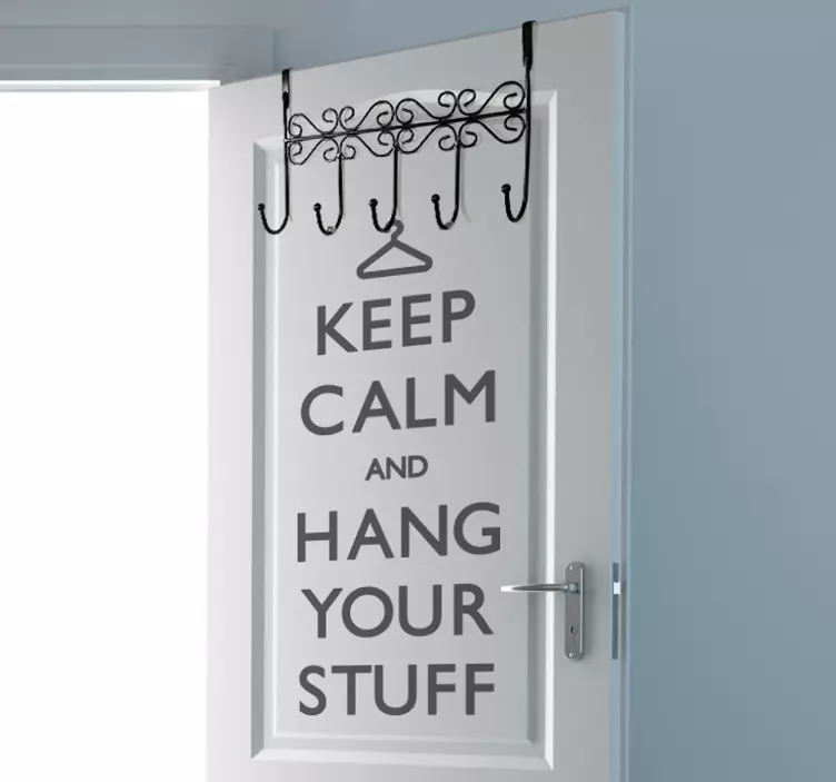 Adesivo hang your stuff - TenStickers