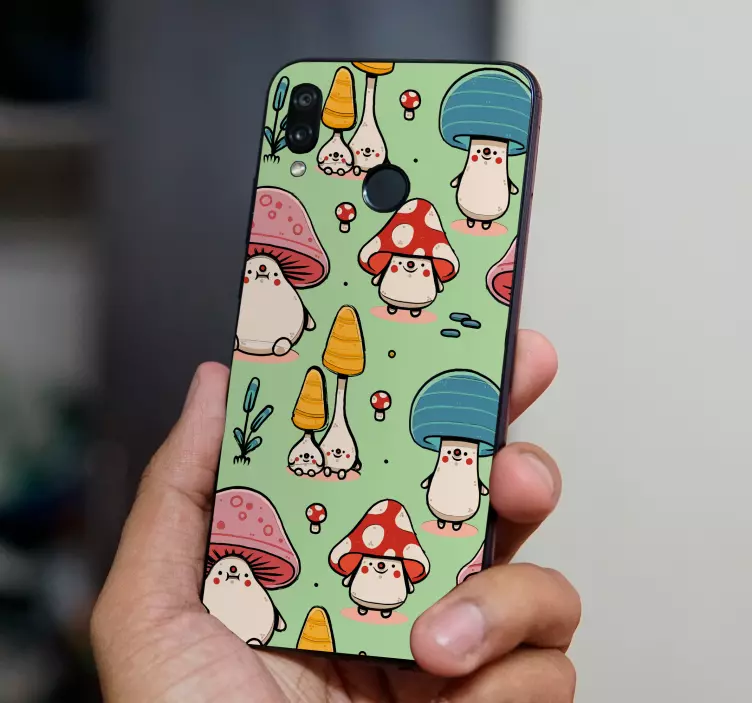 Adesivo Huawei adorabili figure fungine - TenStickers