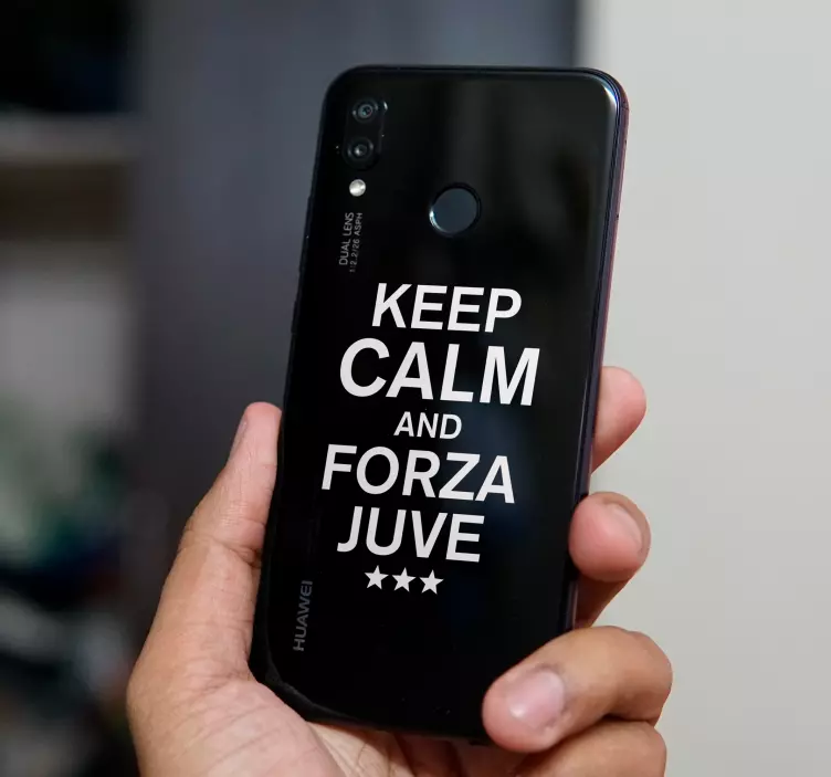 Adesivo huawei Calma e forza juve - TenStickers