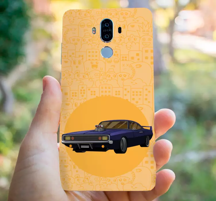 Adesivo Huawei design da gara d'epoca - TenStickers