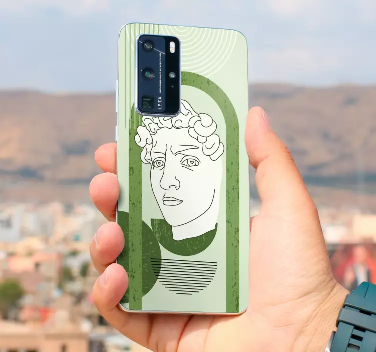 Adesivo Huawei elemento di scultura classica - TenStickers