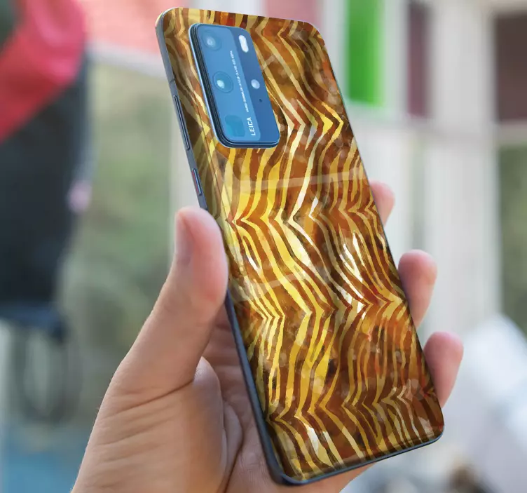 Adesivo Huawei motivo a onde fluenti - TenStickers