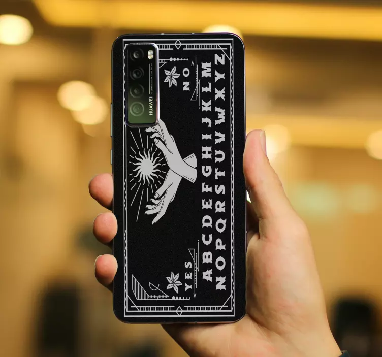 Adesivo Huawei tavola ouija mistica - TenStickers