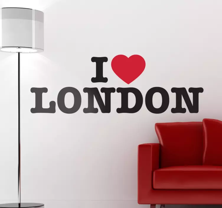 Adesivo I love London - TenStickers