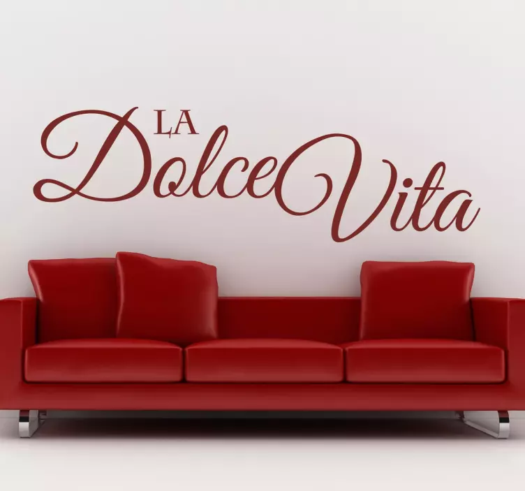 Adesivo  La Dolce Vita - TenStickers