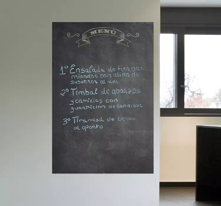 Adesivo cucina lavagna menu - TenStickers