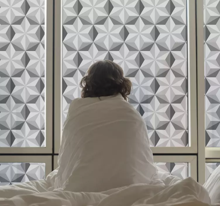 Adesivo località pannelli a motivo geometrico - TenStickers