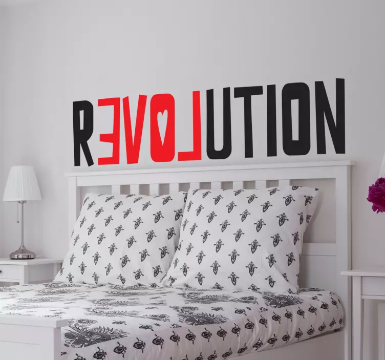 Adesivo love revolution - TenStickers