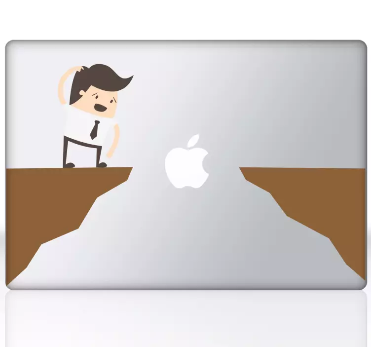 Adesivo per Macbook salto nel vuoto - TenStickers