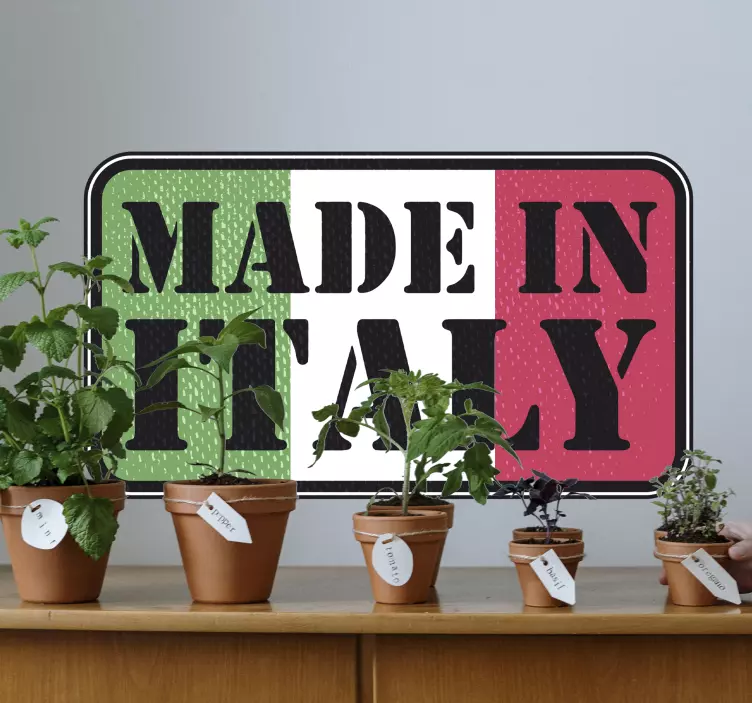 Adesivo  Made in Italy - TenStickers