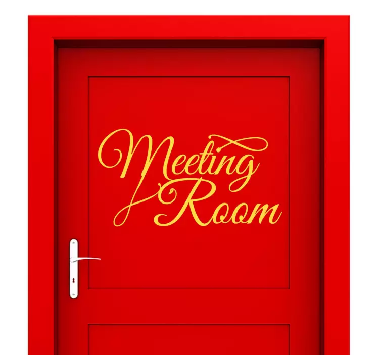 Adesivo Meeting Room - TenStickers