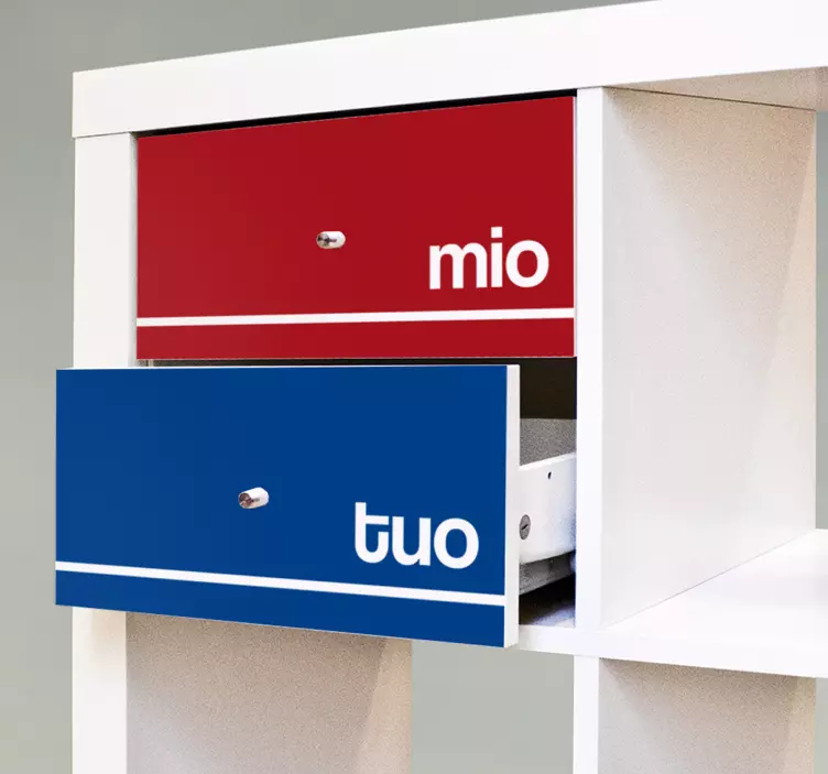 Adesivo mio tuo - TenStickers