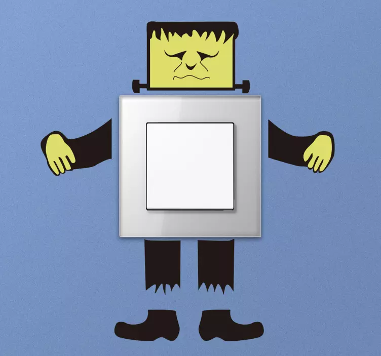 Simpatico adesivo con mostro per interruttore - TenStickers