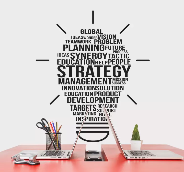 Adesivo motivazionale brainstorming - TenStickers
