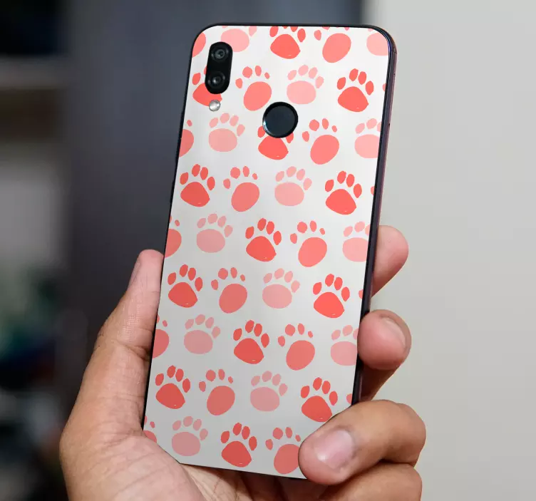 Adesivo motivo cane impronta (huawei) - TenStickers