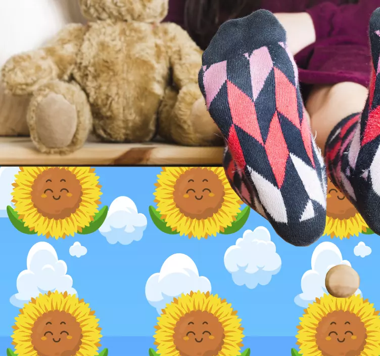 Adesivo motivo girasole allegro - TenStickers