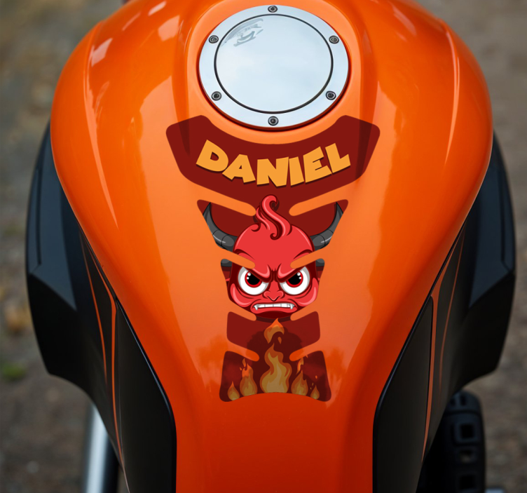 Adesivo moto diavolo - TenStickers