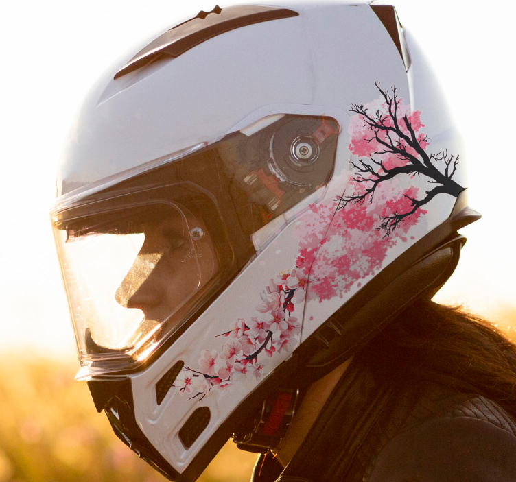 Adesivo moto fiori che sbocciano - TenStickers