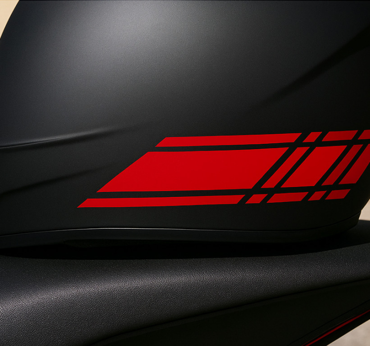 Adesivo moto progettazione di linee veloci - TenStickers