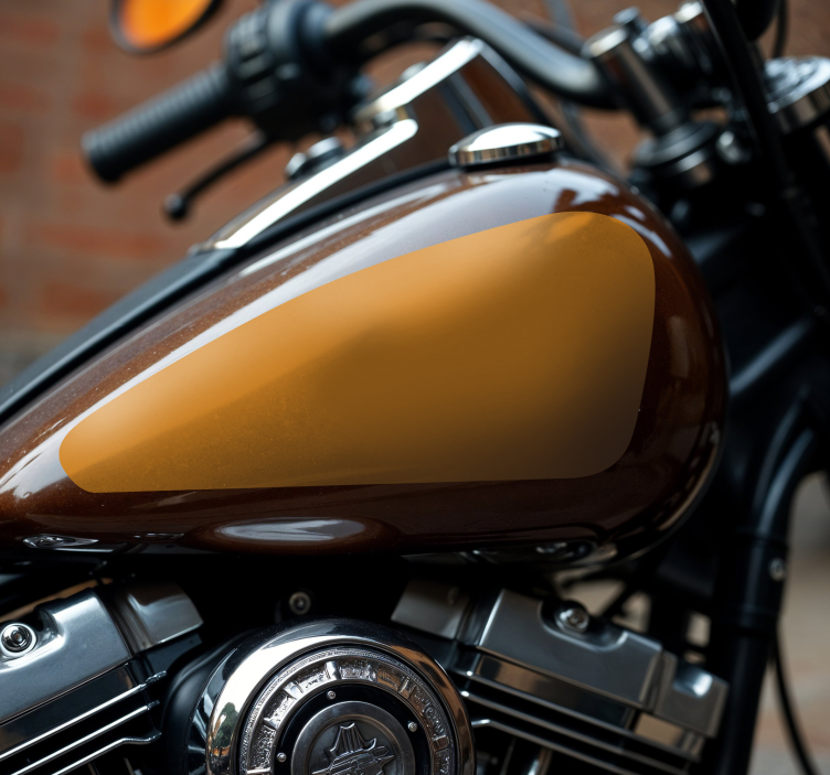 Adesivo moto serbatoio monocolore - TenStickers
