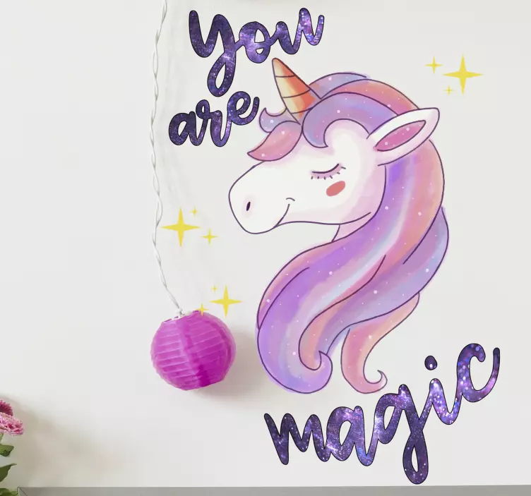 Adesivo murale bambini sei magico - TenStickers