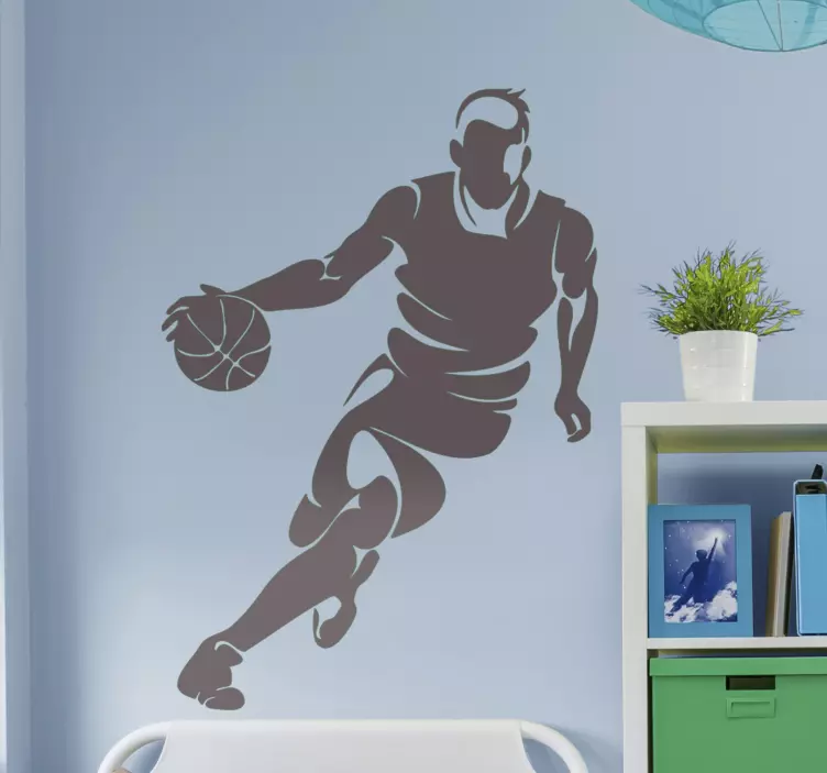 Adesivo muro Giocatore di basket professionista - TenStickers