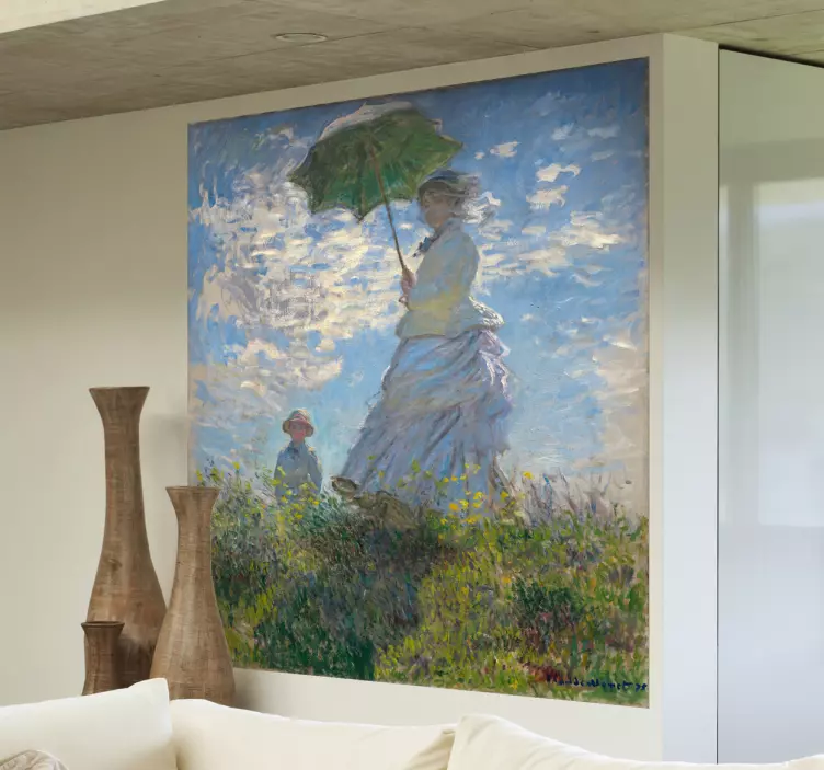 Adesivo murale Claude Monet - TenStickers