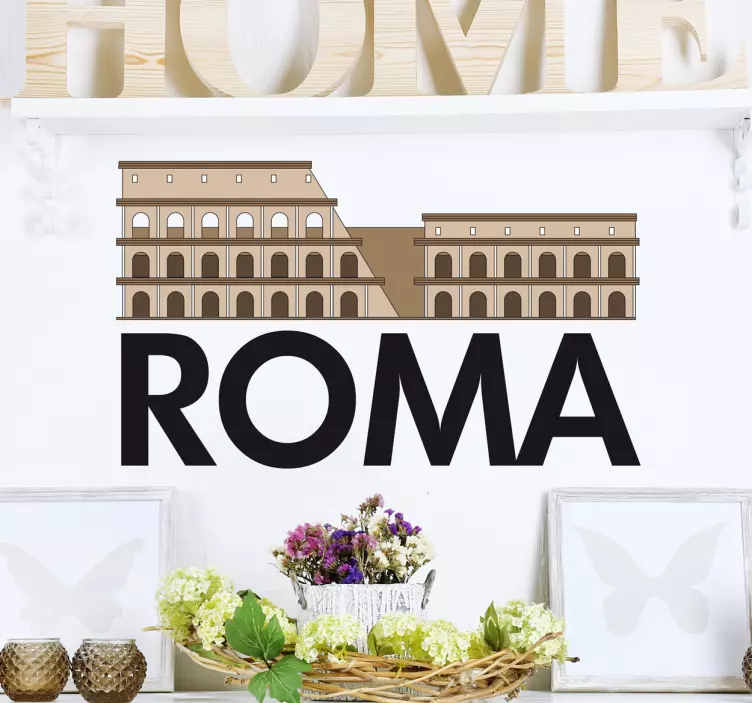 Adesivo murale Colosseo - TenStickers