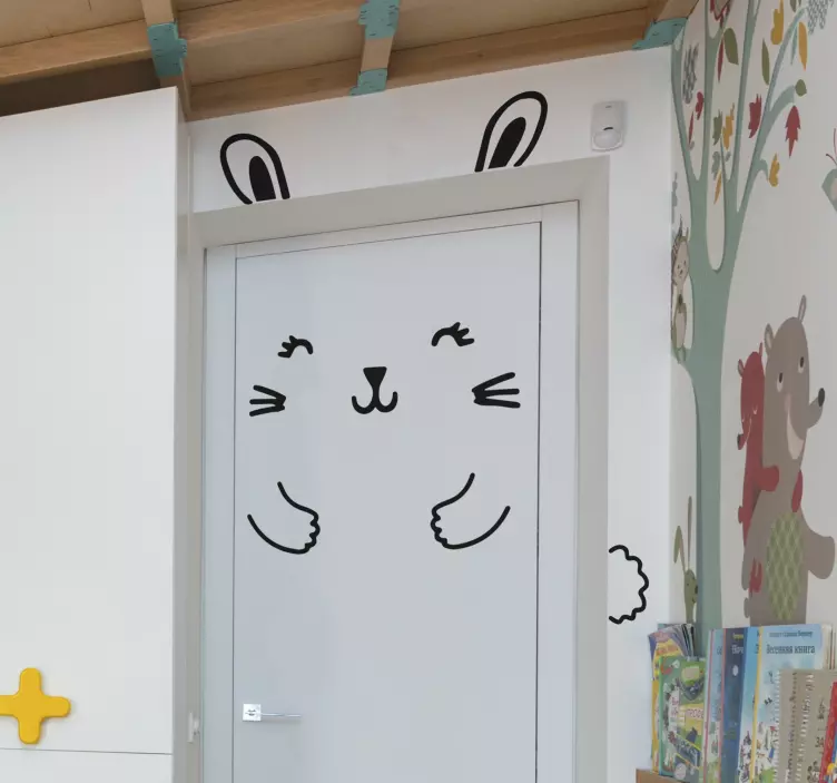 Adesivo murale con coniglio - TenStickers