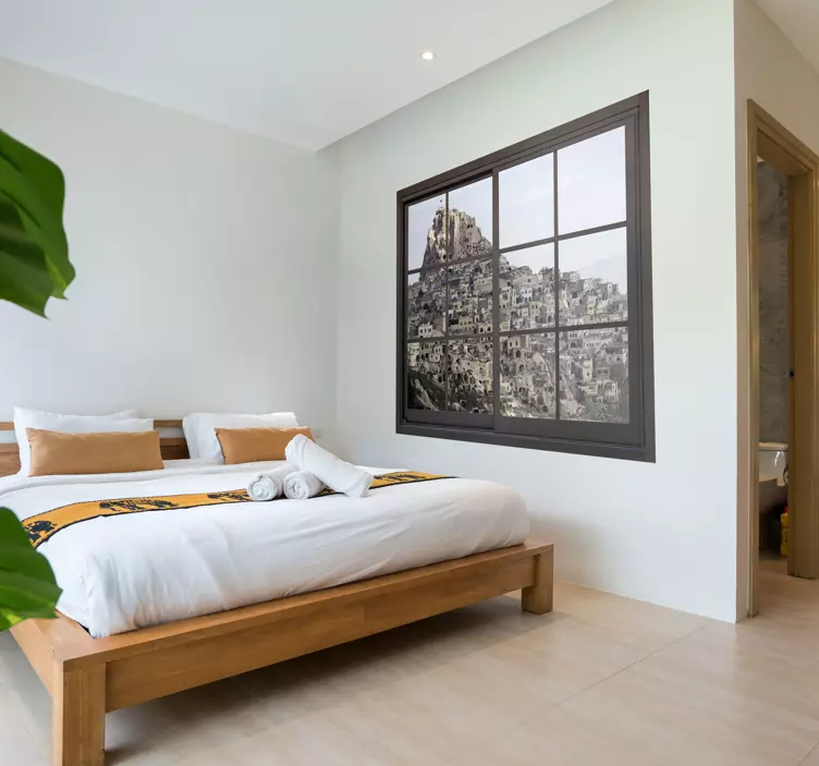 Adesivo murale con il castello di Cappadocia - TenStickers