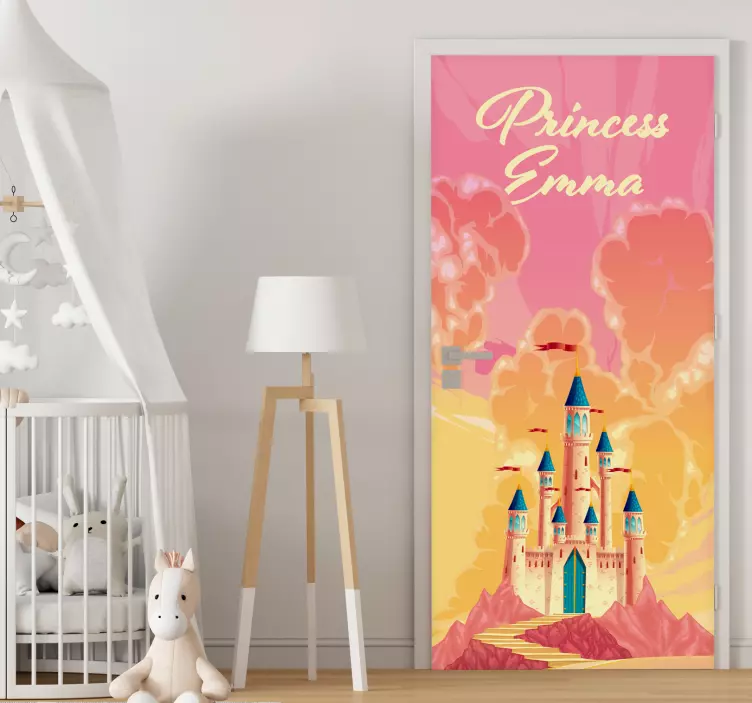 Adesivo murale con principessa - TenStickers