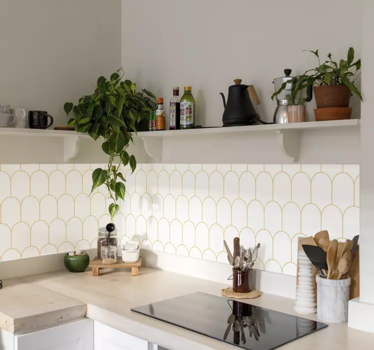 Adesivo murale con stile ad arco - TenStickers