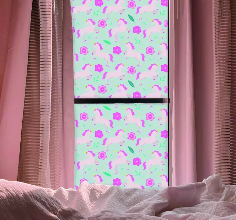 Adesivo murale con unicorni - TenStickers