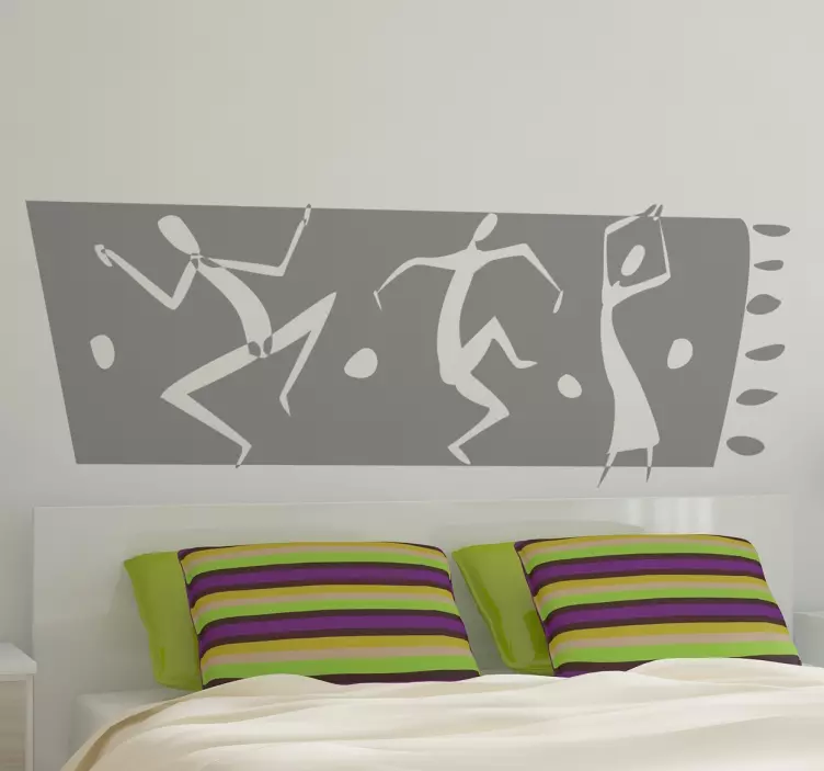 Adesivo murale cornice africana 2 - TenStickers
