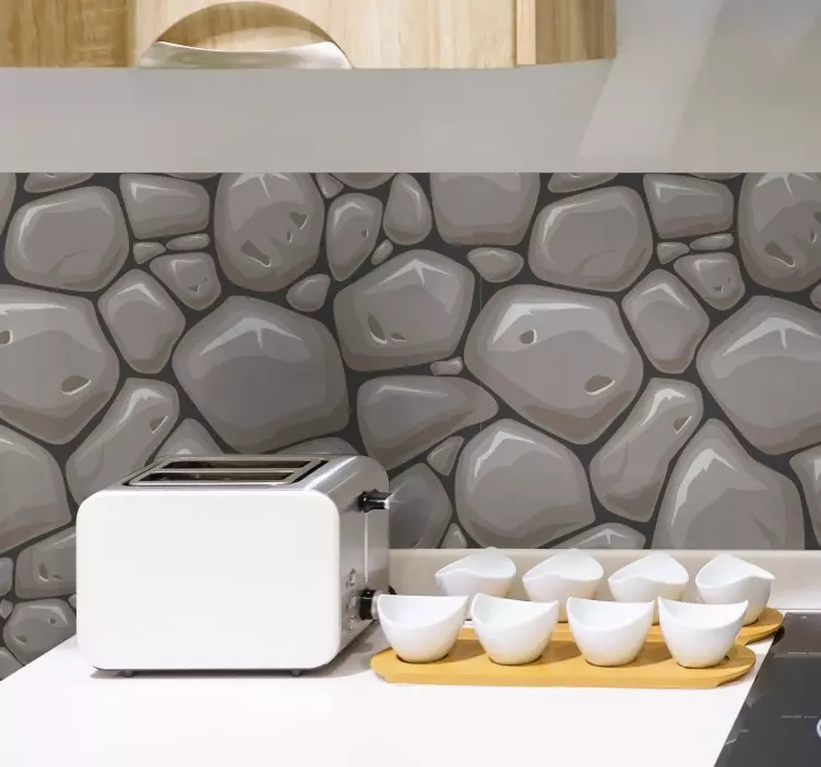 Adesivo murale effetto pietra - TenStickers