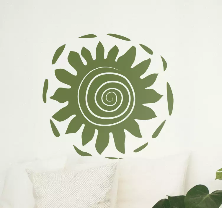 Adesivo murale emblema africano 1 - TenStickers