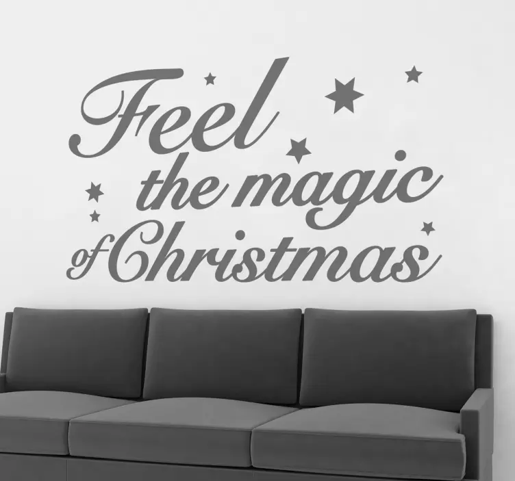 Adesivo murale Feel the Magic of Christmas - TenStickers