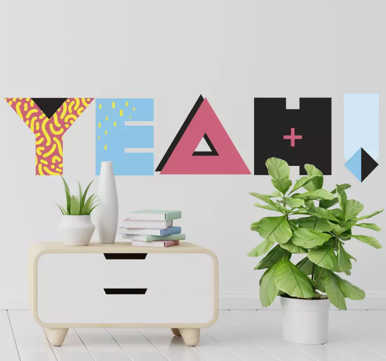 Adesivo frase celebre sì! - TenStickers